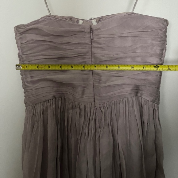 MUST GO J.Crew Arabelle Long Silk Chiffon Dress Size 6 - Picture 11 of 16